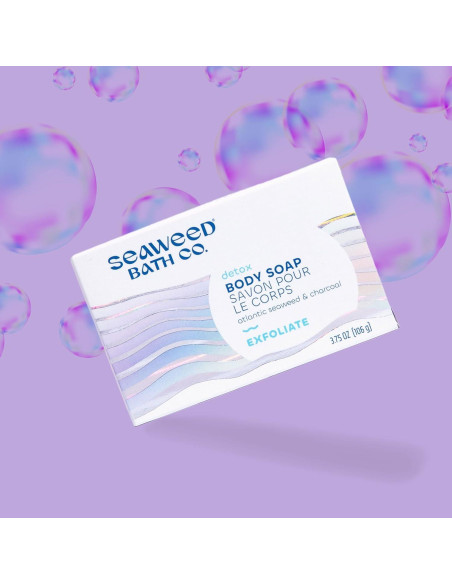 Jabón Corporal Detox Exfoliante Algas Marinas Co. 3x106g
