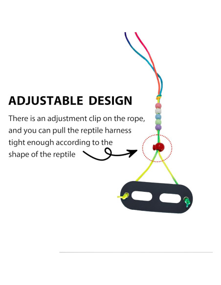 Arnés y Correa de Cuero Suave AIITLE - 3 Tamaños para Reptiles Arnés y Correa de Cuero Suave AIITLE - 3 Tamaños para Reptiles