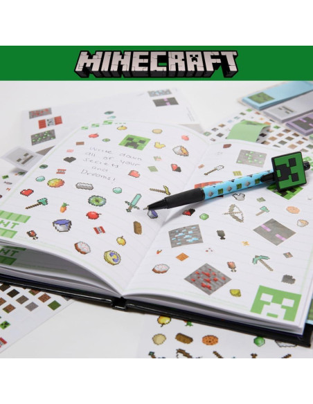 Conjunto de Papelería Minecraft Diseños Innovadores 9 Piezas Conjunto de Papelería Minecraft Diseños Innovadores 9 Piezas
