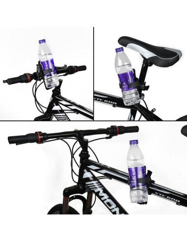 Soportes para Botellas de Agua Accmor 2 Piezas Negro Universal