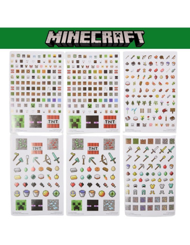 Conjunto de Papelería Minecraft Diseños Innovadores 9 Piezas