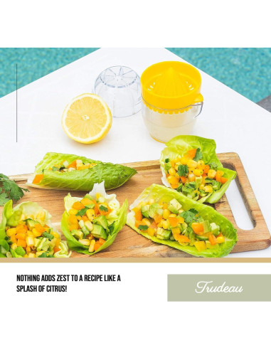 Exprimidor de Limón Trudeau 125ml con Colador Integrado