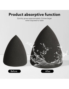 Juego de 8 Esponjas de Maquillaje Pimoys - Suaves y Multicolor 2