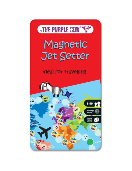 Juego de Mesa Magnético The Purple Cow Jet Setter 19.3 cm
