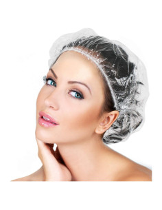 Gorros de Ducha Desechables AIDIQIU 100 Pcs Impermeables