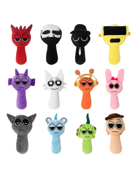 Peluche Sprunki 20.32 cm - Juguete suave y divertido