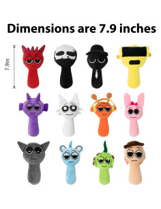 Peluche Sprunki 20.32 cm - Juguete suave y divertido 2