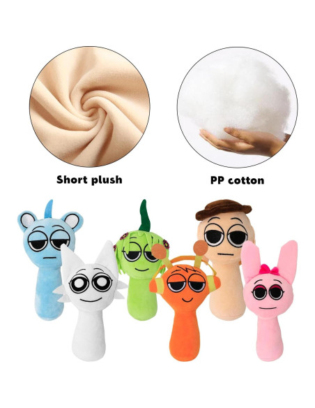 Peluche Sprunki 20.32 cm - Juguete suave y divertido