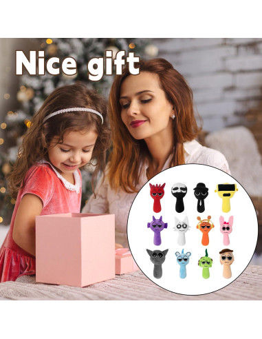 Peluche Sprunki 20.32 cm - Juguete suave y divertido