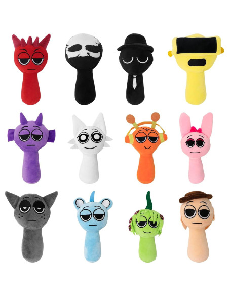 Peluche Sprunki 20.32 cm - Juguete suave y divertido