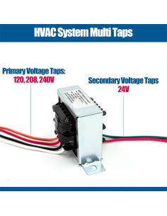 Transformador de Control 24V 40VA ChooKaChoo Multi Tap 2