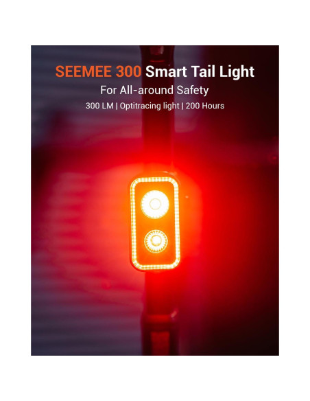 Luz Trasera Magicshine SEEMEE 300, 300 Lúmenes, IPX6 Luz Trasera Magicshine SEEMEE 300, 300 Lúmenes, IPX6