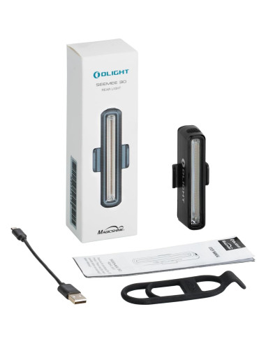 Luz Trasera de Bicicleta OLIGHT Seemee 30 30 Lúmenes Recargable