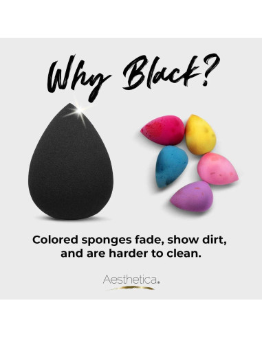 Esponja de Maquillaje Aesthetica Cosmetics - Vegana y Sin Látex