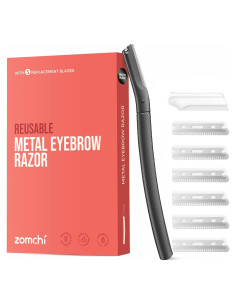 Rasuradora de Cejas ZOMCHI con 6 Cuchillas - Afeitadora Facial
