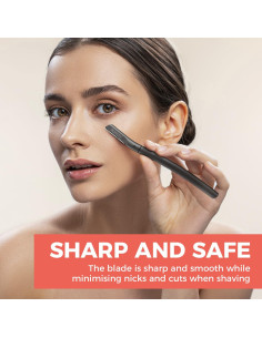 Rasuradora de Cejas ZOMCHI con 6 Cuchillas - Afeitadora Facial 2