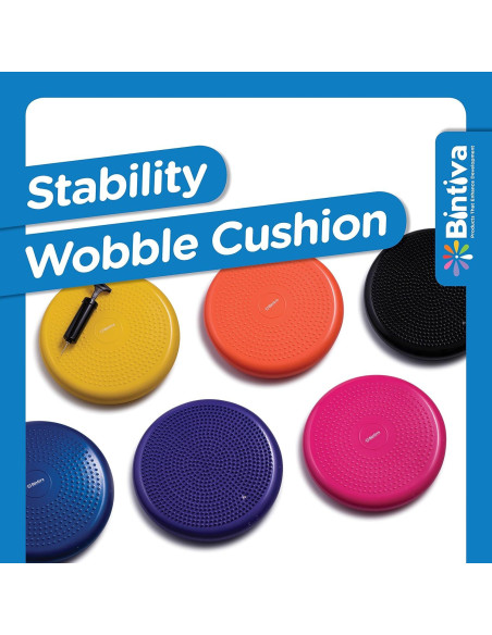 Disco de Equilibrio Bintiva 33 cm - Almohadilla Ergonómica