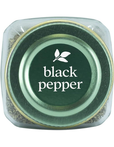 Pimienta Negra Orgánica Simple 65 g Molienda Media