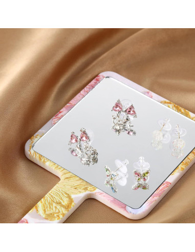 200 Respaldo de Pendientes Outus Transparentes 10mm Goma