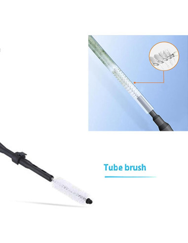 Kit de limpieza de acuarios Carefree Fish 4EN1 fibra carbono