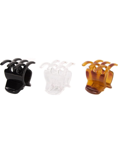 Clips de Garra Goody Classic - 6 Piezas, Medianos, Colores Variados