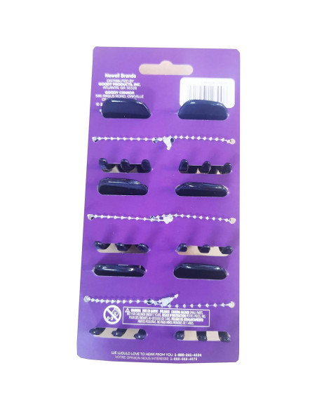 Clips de Garra Goody Classic - 6 Piezas, Medianos, Colores Variados