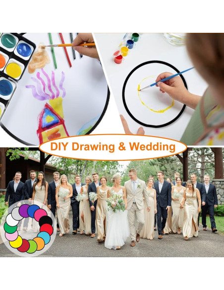 20PCS Ventiladores de Disco Volador Plegables YEAHACLUB Burdeos