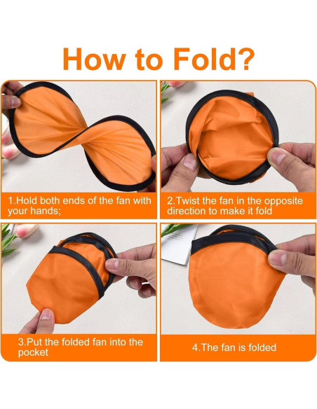 20PCS Ventiladores de Disco Volador Plegables YEAHACLUB Burdeos