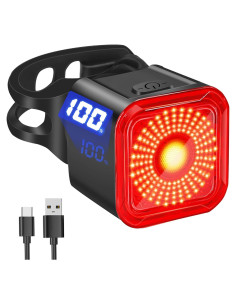 Luz Trasera de Bicicleta DARKBEAM T25 LED Recargable USB-C