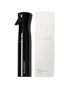 Botella de Spray Flairosol 300ml Negra con Nebulizador Ultra Fino
