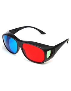 Gafas 3D BIAL Anaglifo Rojo-Azul para Películas y Juegos