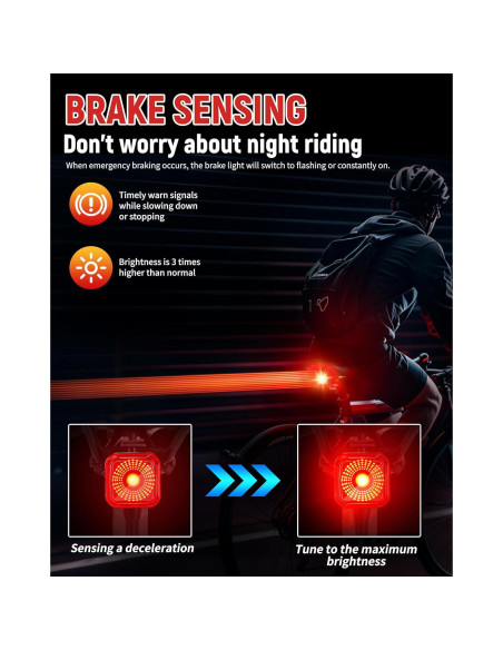 Luz Trasera de Bicicleta DARKBEAM T25 LED Recargable USB-C Luz Trasera de Bicicleta DARKBEAM T25 LED Recargable USB-C