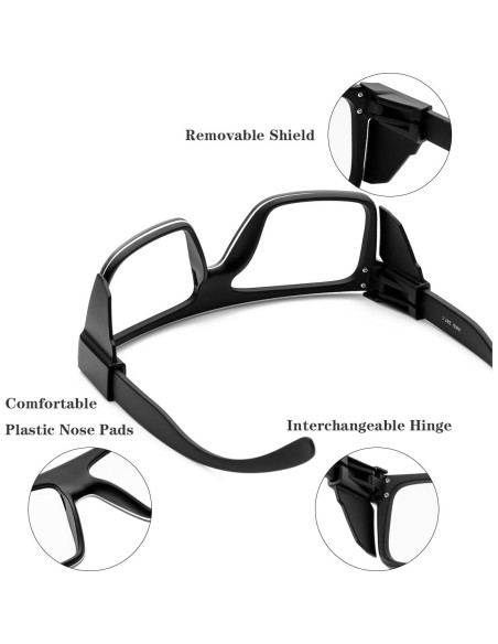Gafas de Seguridad Fotoquímicas UV400 Negro Mate ANSI Z87