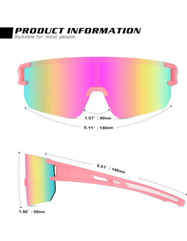 Gafas de sol deportivas BOLLFO polarizadas UV400 unisex