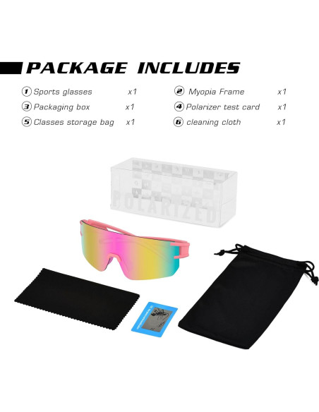 Gafas de sol deportivas BOLLFO polarizadas UV400 unisex