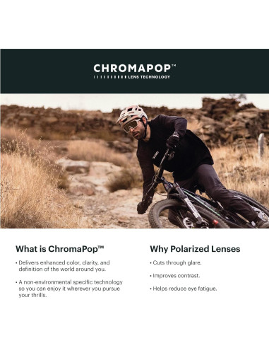 Gafas de sol polarizadas SMITH Defy ChromaPop Rosa Dorado