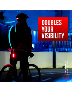 Luz Trasera para Bicicleta NP Night Provision KIT-R1 - 4 Modos LED 2