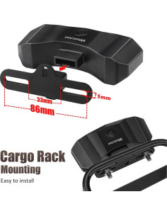 Luz Trasera Inteligente WSDCAM para Bicicleta - 160 Lúmenes, 6 Modos, Alarma Antirrobo 2