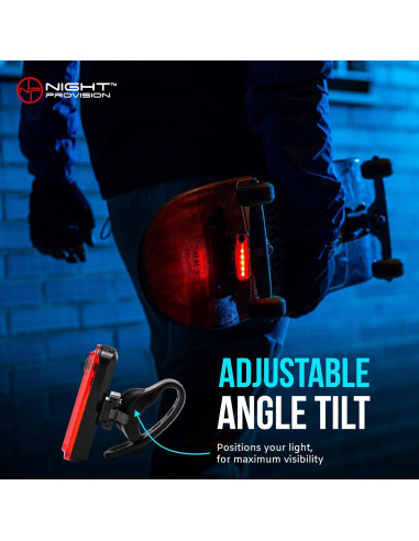 Luz Trasera para Bicicleta NP Night Provision KIT-R1 - 4 Modos LED