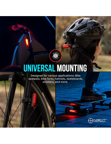 Luz Trasera para Bicicleta NP Night Provision KIT-R1 - 4 Modos LED