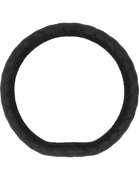 Funda de Volante PTCPO Velvet Universal Antideslizante Negro