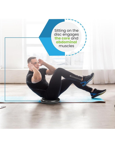 Paquete de 2 Discos de Equilibrio Bintiva - Almohadilla Inestable