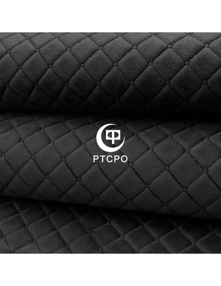 Funda de Volante PTCPO Velvet Universal Antideslizante Negro