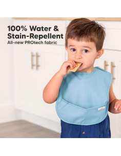 Paquete de 3 Baberos Impermeables KeaBabies para Bebés 2