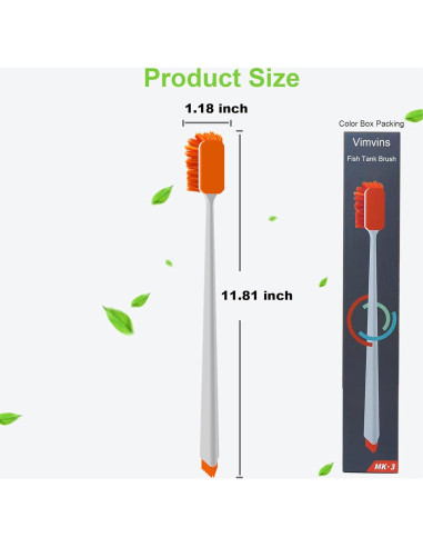 Limpiador de Acuarios Vimvins 30 cm - Raspador de Algas