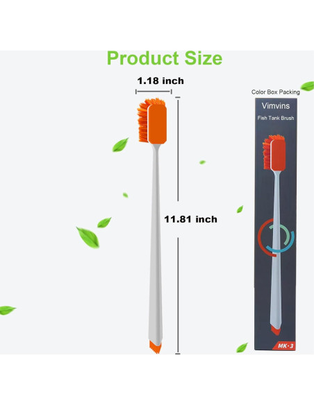 Limpiador de Acuarios Vimvins 30 cm - Raspador de Algas