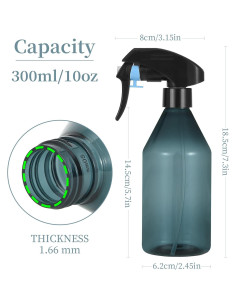 Botella de Spray para Plantas Driew 300ml Azul Claro 2