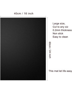 Paquete de 2 Tapetes para Horno LokiLux 40.64x60.96cm + 2 Protectores de Silicona 2