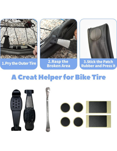 Kit de Herramientas para Bicicletas Pqzxrwnk 21 Pcs 16-en-1