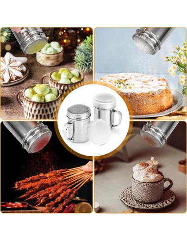 Shaker Duster de Azúcar en Polvo Accmor - Acero Inoxidable 198g